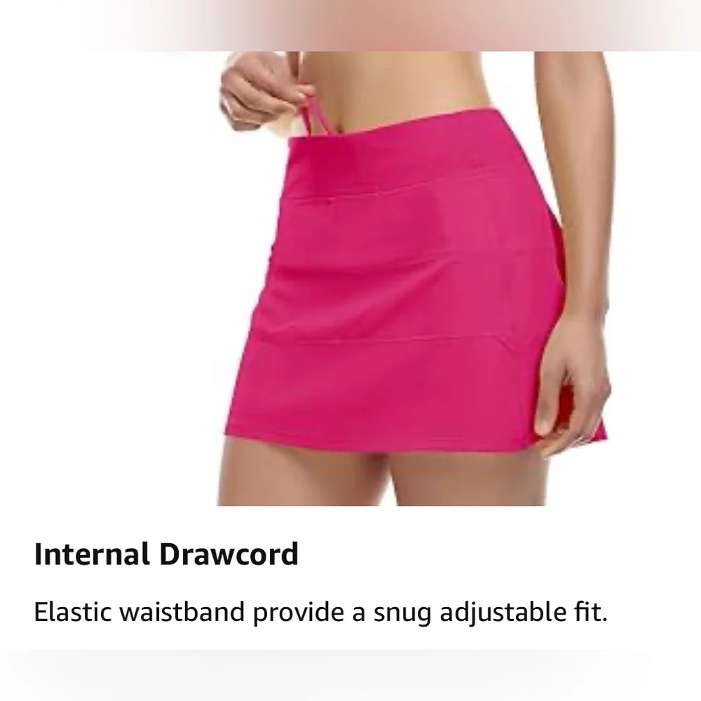 Werena Women's Athletic Pleated Tennis Skirt - Navy Blue - size XXL